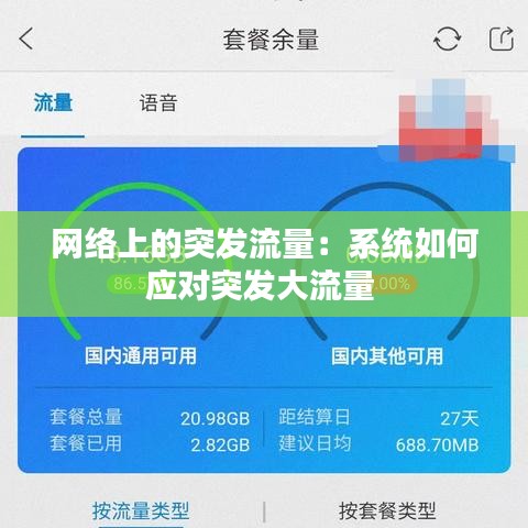 网络上的突发流量：系统如何应对突发大流量 