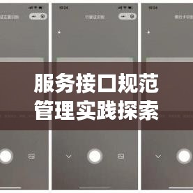 服务接口规范管理实践探索，打造高效、安全的应用接口体系