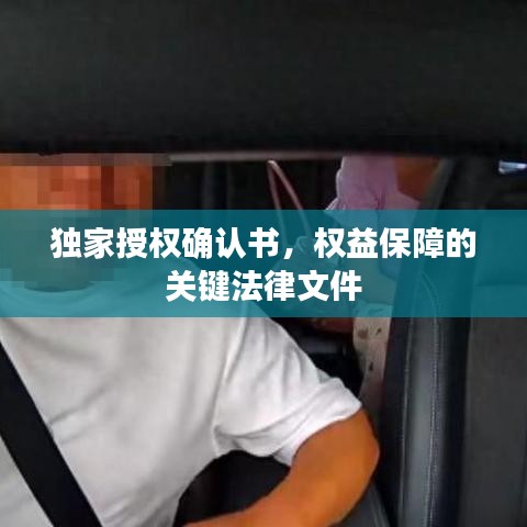 独家授权确认书，权益保障的关键法律文件