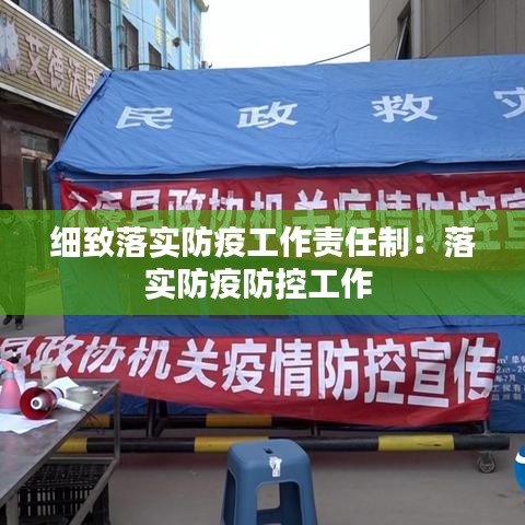 细致落实防疫工作责任制：落实防疫防控工作 