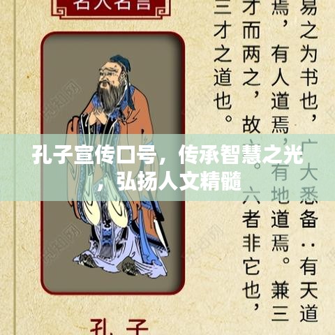 孔子宣传口号，传承智慧之光，弘扬人文精髓