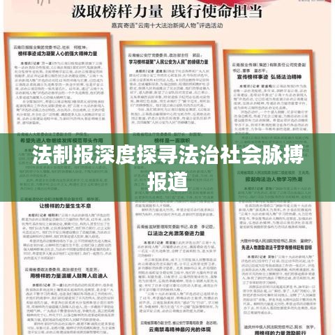 法制报深度探寻法治社会脉搏报道