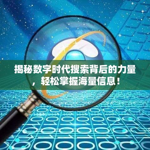 揭秘数字时代搜索背后的力量，轻松掌握海量信息！