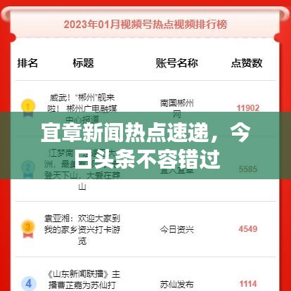 宜章新闻热点速递，今日头条不容错过