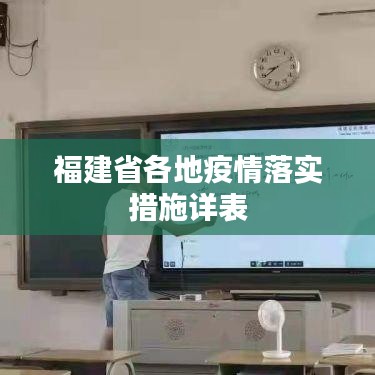 福建省各地疫情落实措施详表