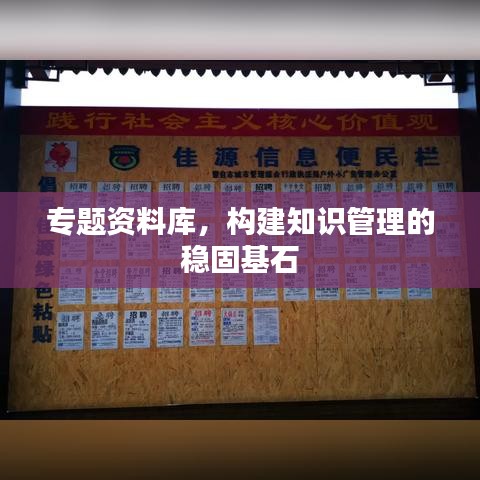专题资料库，构建知识管理的稳固基石