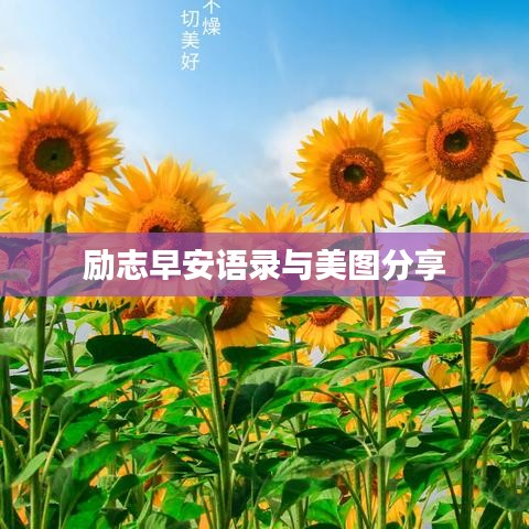 励志早安语录与美图分享