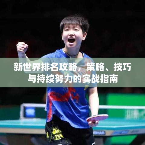 新世界排名攻略，策略、技巧与持续努力的实战指南