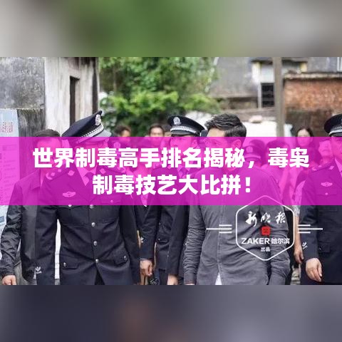 世界制毒高手排名揭秘，毒枭制毒技艺大比拼！