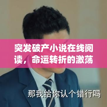 突发破产小说在线阅读，命运转折的激荡之旅探索
