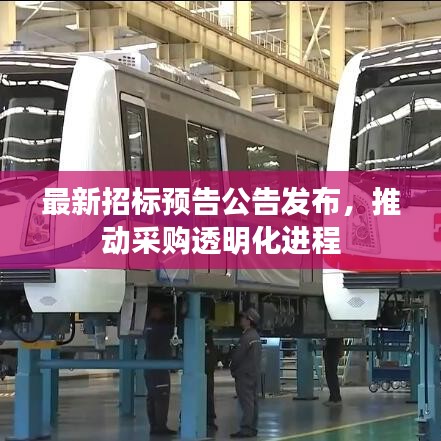最新招标预告公告发布，推动采购透明化进程