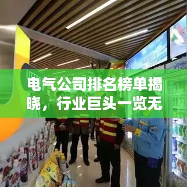 电气公司排名榜单揭晓，行业巨头一览无余