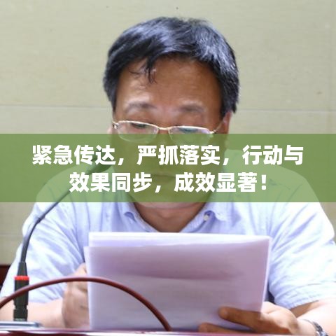紧急传达，严抓落实，行动与效果同步，成效显著！