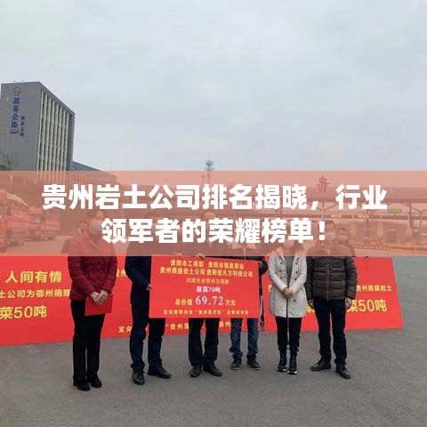 贵州岩土公司排名揭晓，行业领军者的荣耀榜单！