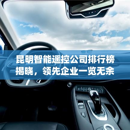 昆明智能遥控公司排行榜揭晓，领先企业一览无余