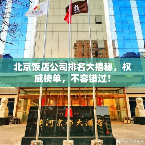 北京饭店公司排名大揭秘，权威榜单，不容错过！